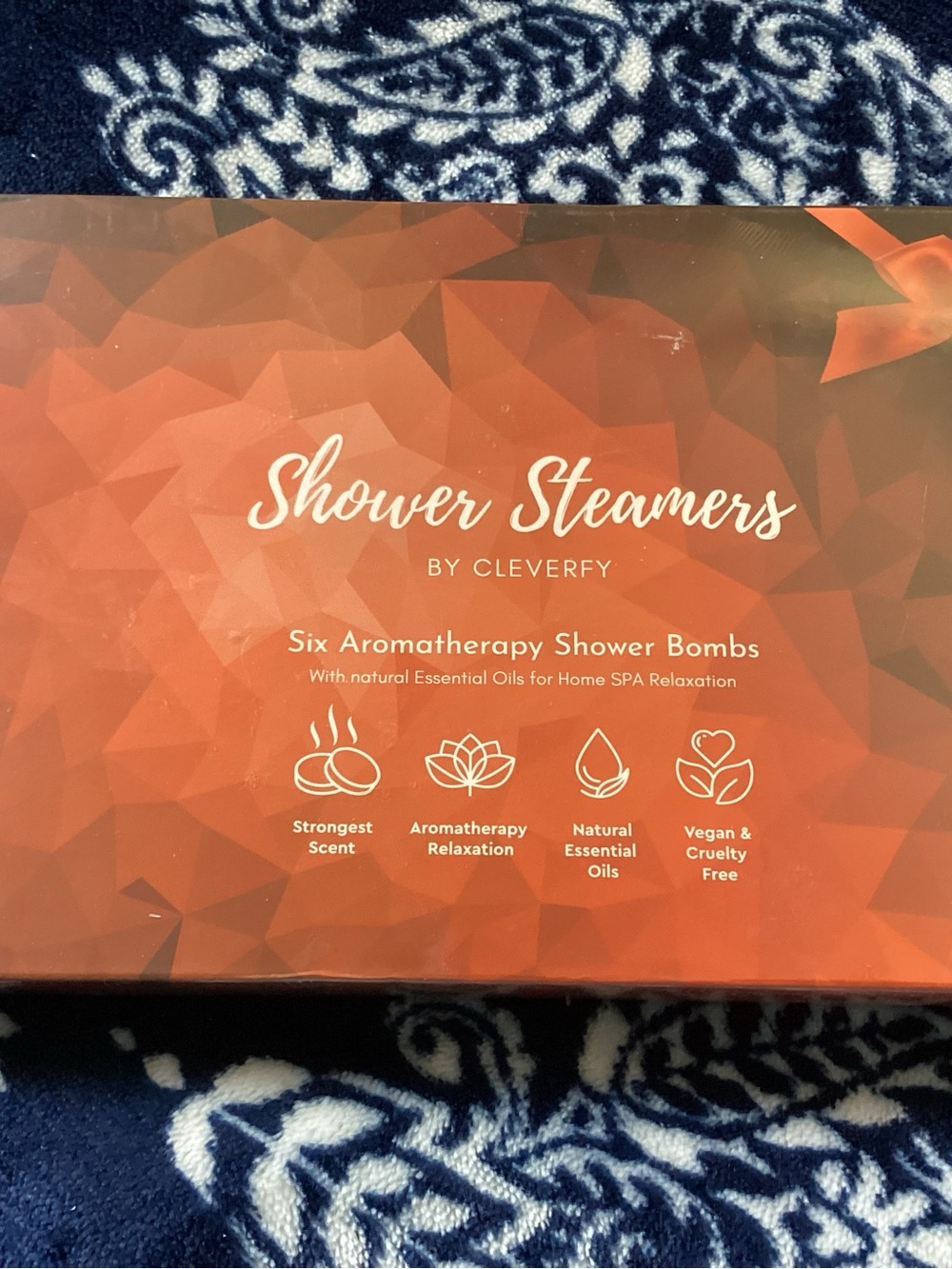 Orange Shower Steamers - Aromatherapy Bath Bombs (6 Pack)